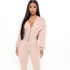 HOODED JUMPSUIT